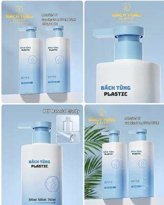 Chai Nhựa PET Có Vòi Nhấn 300 ml / 500 ml / 750 ml
