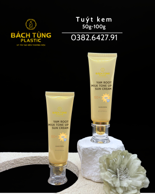 TUÝP KEM MÀU VÀNG – NẮP KIM CƯƠNG SANG TRỌNG – 50G | 100G