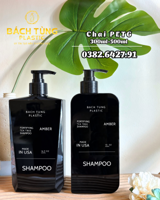 HAI PETG 300ML – 500ML | THIẾT KẾ SANG TRỌNG – DÀNH CHO SẢN PHẨM NAM