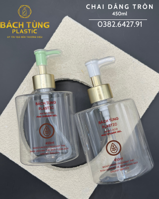 Chai PET Dáng Tròn - 450ml