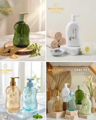 CHAI PET BẦU 500ML NHÀ BÁCH TÙNG