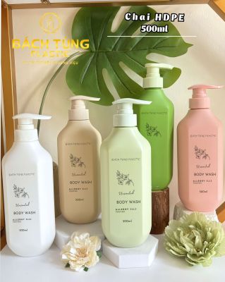 CHAI HDPE 500ML DÁNG BẦU