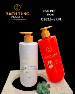 CHAI PET DÁNG TRỤ – MÀU TRẮNG ĐỤC & MÀU CAM, KẾT HỢP VÒI NHẤN VÀNG