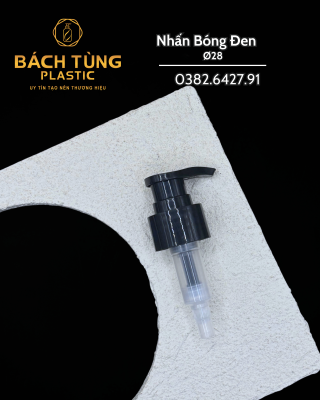 Nhấn Bóng Màu Đen Thân Có Trợ Lực