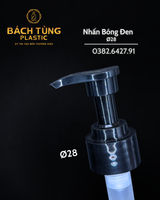 Nhấn Bóng Màu Đen Thân Có Trợ Lực