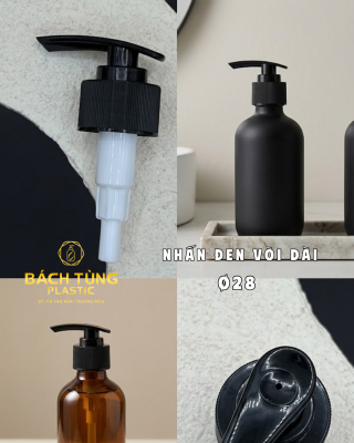 Nhấn Thường - Đầu Vòi Dài - FI28 - Màu Đen
