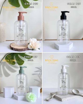 CHAI PET TRÒN 350ML TRONG SUỐT