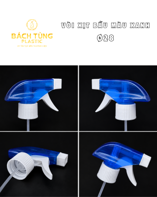 Vòi Xịt Bầu Màu Xanh Trong