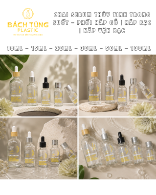 CHAI SERUM THỦY TINH TRONG SUỐT