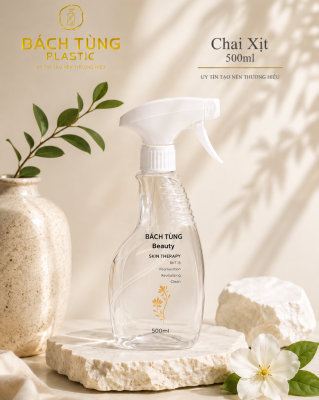 Chai Xịt Nước Lau Kính 500ml 