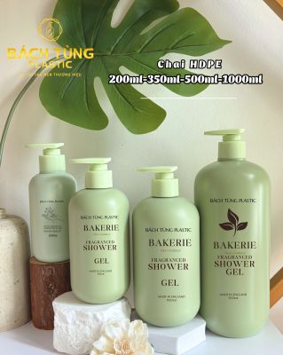 CHAI HDPE MÀU XANH MINT – NHIỀU DUNG TÍCH 200ML / 350ML / 500ML / 1000ML