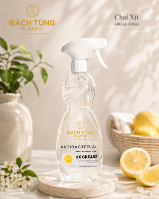 CHAI NHỰA PP ĐỰNG NƯỚC RỬA CHÉN