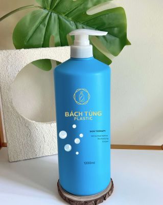Chai HDPE Dáng Tròn 1200ml – Màu Xanh Dương, Dung Tích Lớn