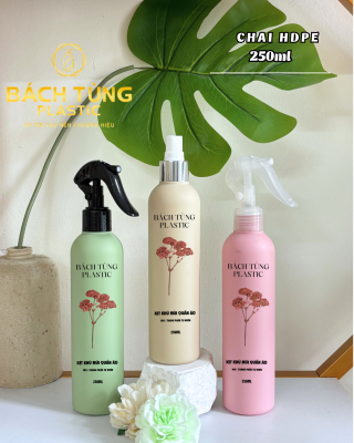 CHAI HDPE 250ML DÁNG DÀI CAO