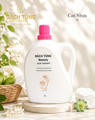 CAN NHỰA 3 LÍT MÀU TRẮNG
