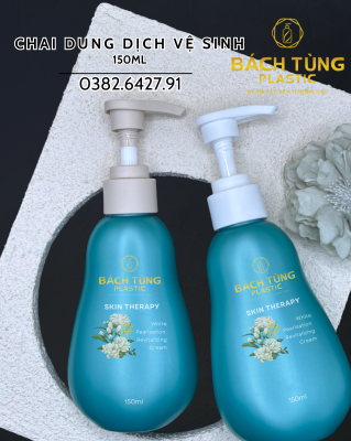 Chai HDPE - Dáng Con Vịt - 150ml - Màu Xanh Ngọc