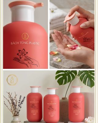 CHAI HDPE DÁNG TRÒN MÀU ĐỎ