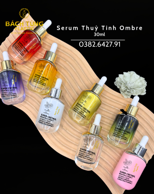 CHAI SERUM THỦY TINH DÁNG BẦU OMBRE 30ML 