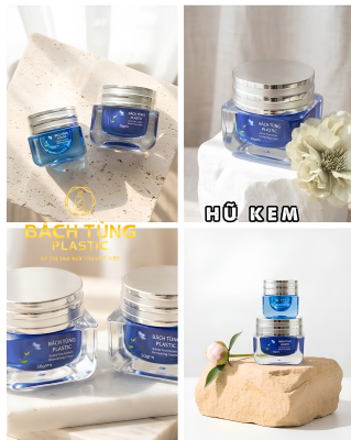  Hũ Kem Thủy Tinh Vuông