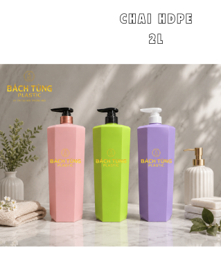 Chai HDPE 1 Lớp 2 L