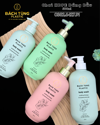 CHAI HDPE DÁNG BẦU 500ML – CỔ FI28