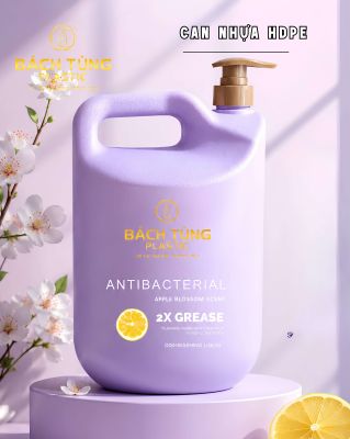 CAN NHỰA 5 LÍT MÀU TÍM