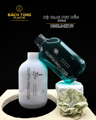  CHAI NHỰA 300ML + NẮP VẶN TRẮNG / ĐEN (FI28)