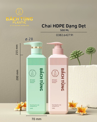 Dòng Dầu Gội & Nuôi Dưỡng BÁCH TÙNG Plastic – Phiên Bản 500 ml