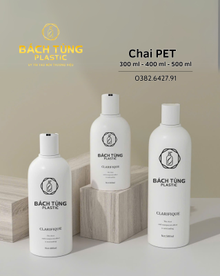 Chai PET Clarifique – Phiên Bản Đa Năng 300/400/500 ml