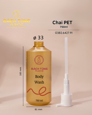 Chai PET OmniLux 750 ml – Phiên Bản Sang Trọng Đa Dụng