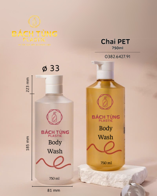 Chai PET OmniLux 750 ml – Phiên Bản Sang Trọng Đa Dụng