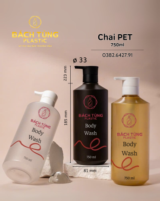 Chai PET OmniLux 750 ml – Phiên Bản Sang Trọng Đa Dụng