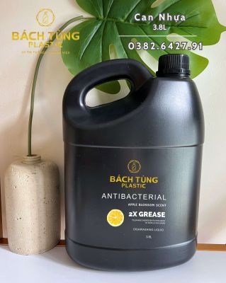 CAN NHỰA HDPE ĐEN 3.8L