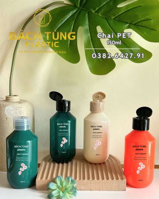 CHAI PET 150ML – NHIỀU MÀU – KẾT HỢP NẮP BẬT FI24