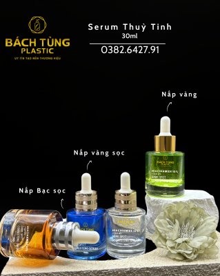 CHAI SERUM THỦY TINH 30ML