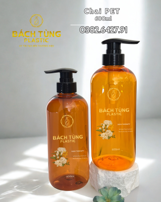 CHAI PET 800ML – DÁNG TRÒN – MÀU CAM / HỔ PHÁCH – CỔ 33