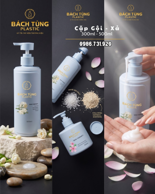 BỘ CHAI HDPE MÀU BABY BLUE