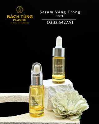  CHAI SERUM THỦY TINH 10ML MÀU VÀNG TRONG