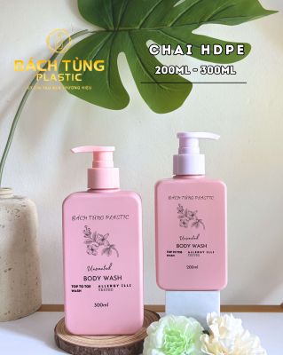 Chai Vuông Hồng Phấn