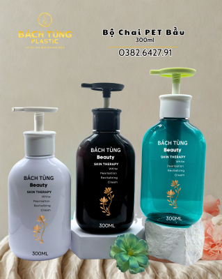 CHAI PET 300ML KẾT HỢP NẮP TO