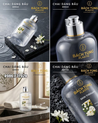 Chai PET Dáng Bầu Nhỏ - 400ml