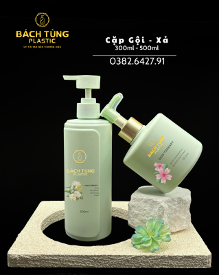BỘ CHAI HDPE XANH MINT 
