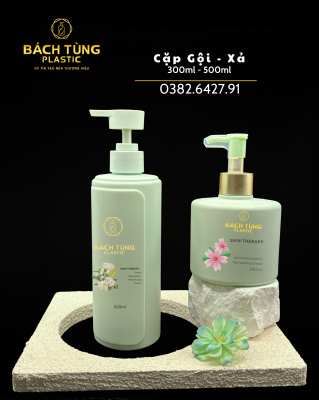 BỘ CHAI HDPE XANH MINT 