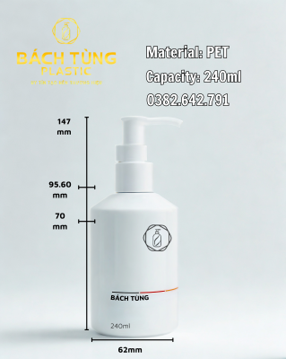 Chai Nhựa PET 240 ml