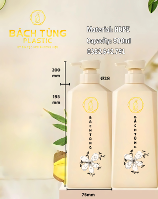 Chai Nhựa HDPE 500 ml