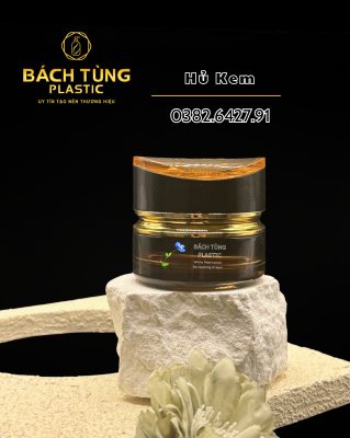 Hũ Kem Thủy Tinh Nâu