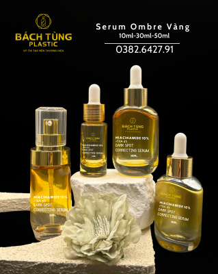 BỘ CHAI SERUM THỦY TINH OMBRE VÀNG