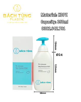 Chai Nhựa HDPE 350 ml