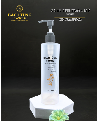 Chai PET Thân Mờ 300ml