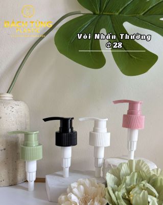 VÒI NHẤN THƯỜNG FI28 – TRẮNG, ĐEN, HỒNG, XANH